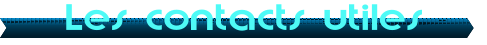 Les contacts utiles