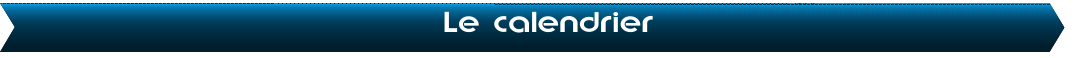 Le calendrier