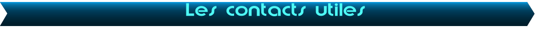 Les contacts utiles